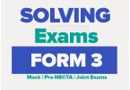 Musoma Form Three Midterm Exams With Answers April 2025 , FORM 3 EXAMINATIONS
